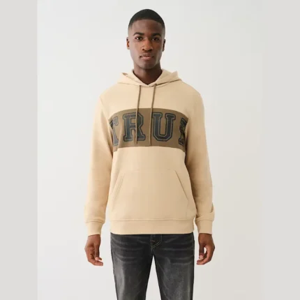 Contrast Panel Hoodie