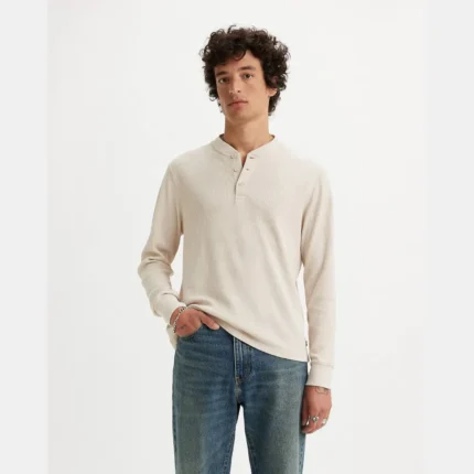 Long Sleeve Thermal Henley