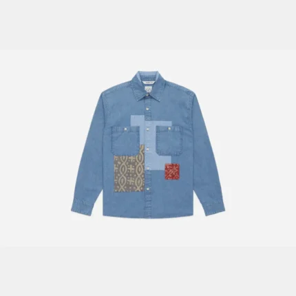 Utility Tee with Patchwork